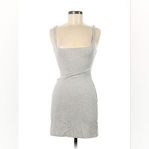 Reformation✨Jeans Ribbed Grey Mini Dress Small